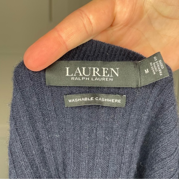 Lauren Ralph Lauren Washable Cashmere Sweater - Picture 3 of 7